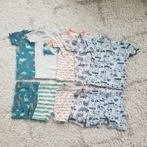 5t boys short sleeve pj bundle